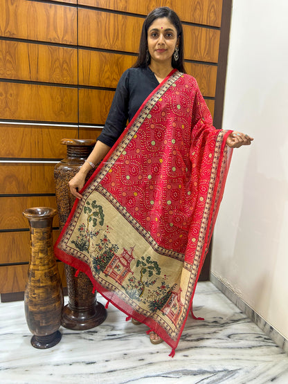 Bandhita Chanderi Dupatta - Yuvani