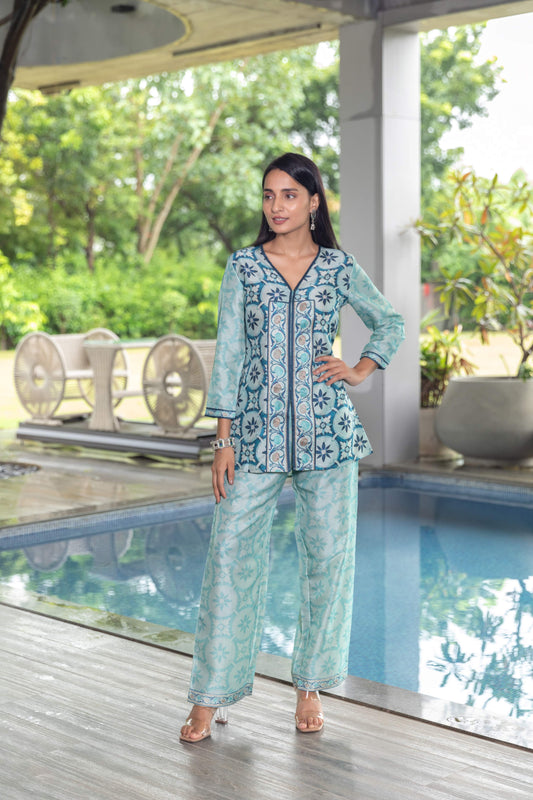 Blue Hue Coord Set - Yuvani