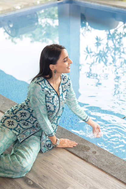 Blue Hue Coord Set - Yuvani