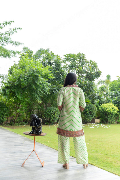 Green Waves Coord Set - Yuvani