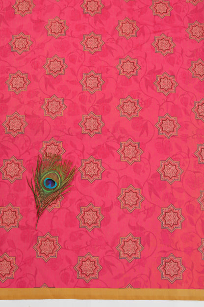 Gulabi Rajbagh Chanderi Saree - Yuvani