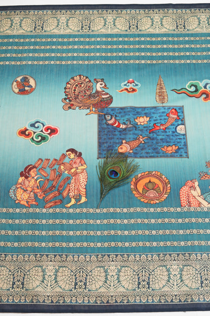 Jal-Leela Chanderi Saree - Yuvani