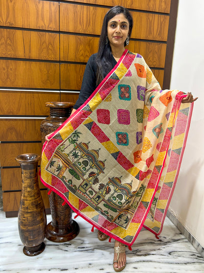 Jharokha Chanderi Dupatta - Yuvani