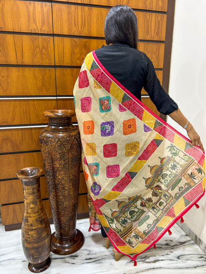 Jharokha Chanderi Dupatta - Yuvani