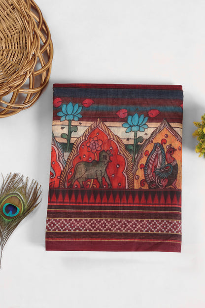 Maaya Chanderi Cotton Saree - Yuvani