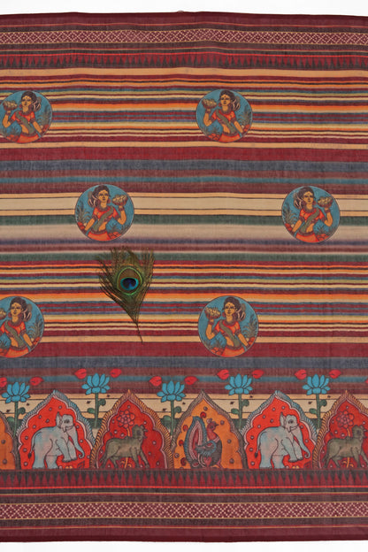 Maaya Chanderi Cotton Saree - Yuvani