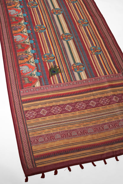 Maaya Chanderi Cotton Saree - Yuvani