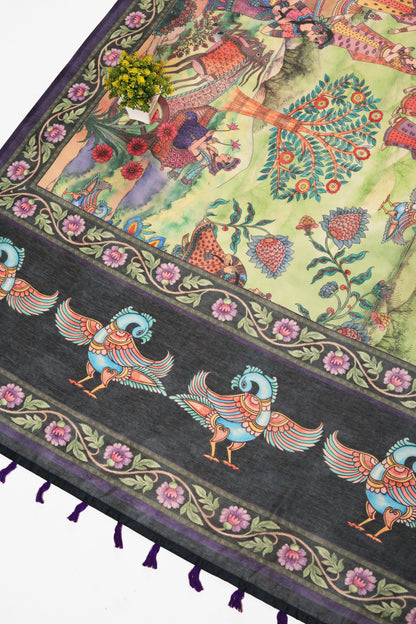 Madhuban Chanderi Saree | Yuvani Vesture