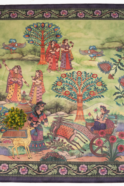 Madhuban Chanderi Saree | Yuvani Vesture