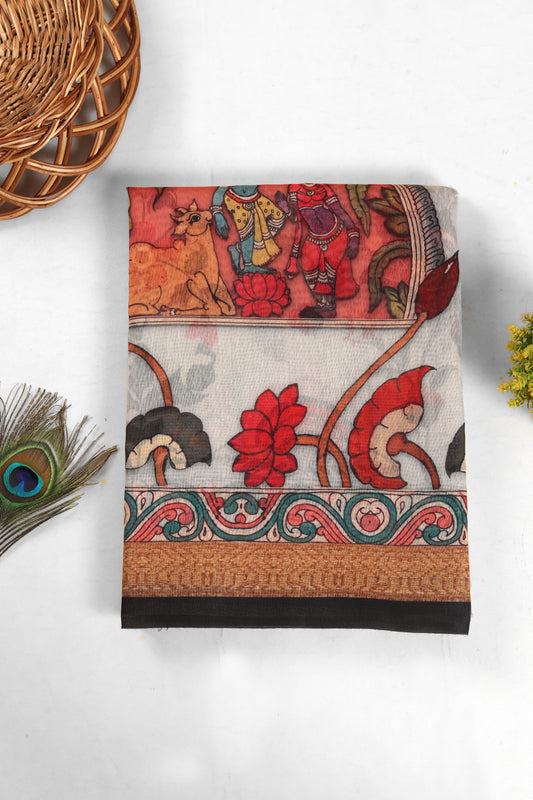 Moksha-Patra Chanderi Saree - Yuvani