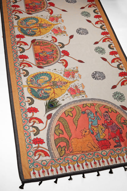 Moksha-Patra Chanderi Saree - Yuvani
