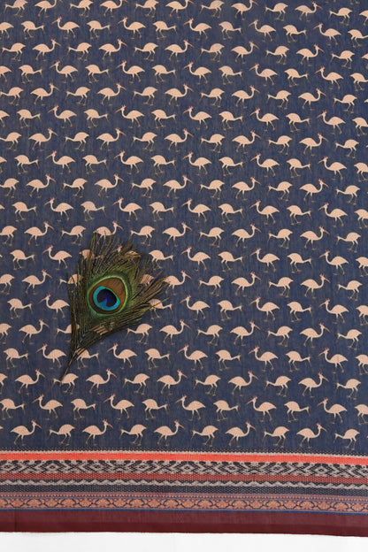 Navrang Vanam Chanderi Saree - Yuvani