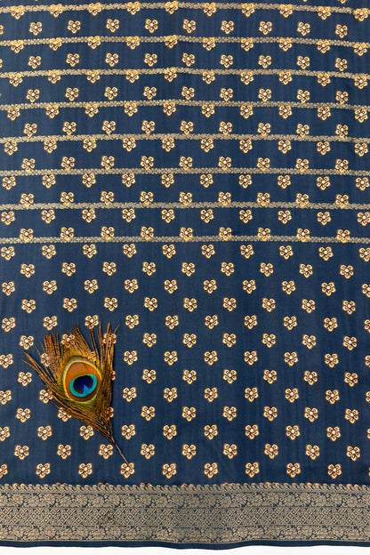Nritya Sabha Jacquard Silk Saree - Yuvani