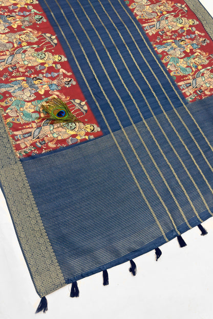 Nritya Sabha Jacquard Silk Saree - Yuvani