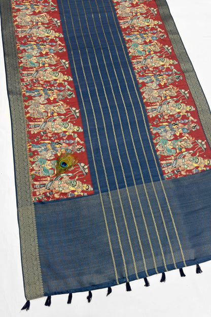 Nritya Sabha Jacquard Silk Saree - Yuvani