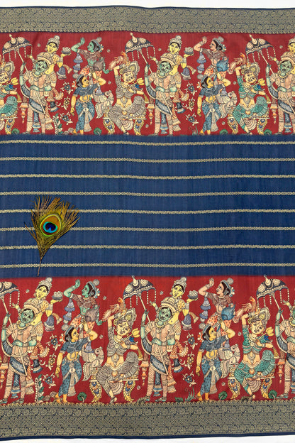 Nritya Sabha Jacquard Silk Saree - Yuvani