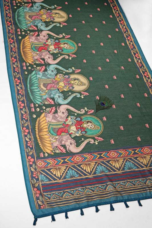 Padma-Roop Chanderi Saree - Yuvani