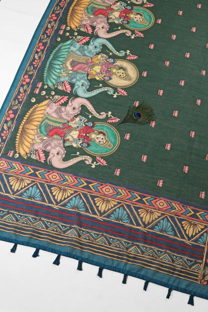Padma-Roop Chanderi Saree - Yuvani