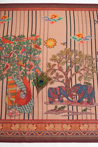 Prakriti Raas Chanderi Saree - Yuvani