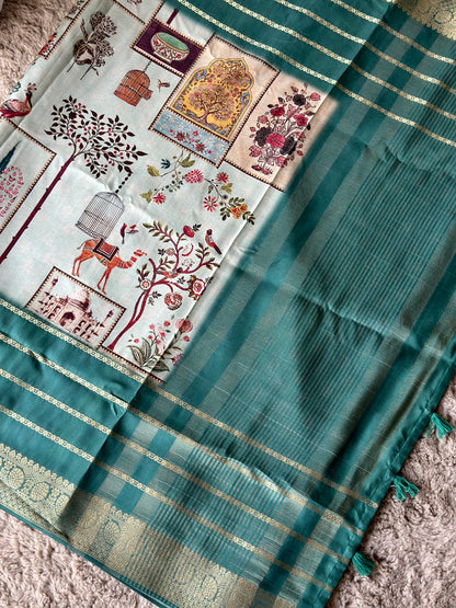 Raj Bhavan jacquard silk saree for women