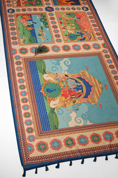 Ram-Rajya Chanderi Saree - Yuvani