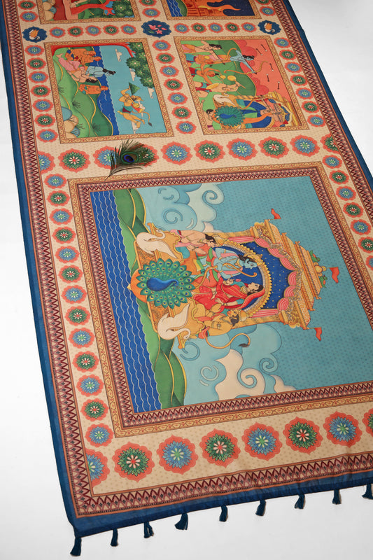 Ram-Rajya Chanderi Saree - Yuvani