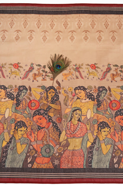 Sakhi Sabha Chanderi Saree - Yuvani
