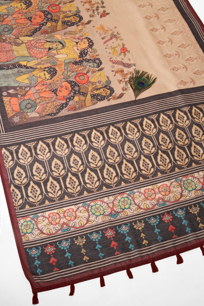 Sakhi Sabha Chanderi Saree - Yuvani