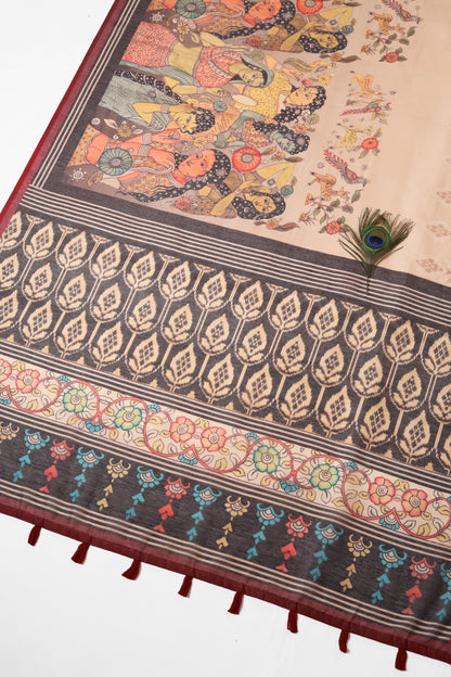 Sakhi Sabha Chanderi Saree - Yuvani