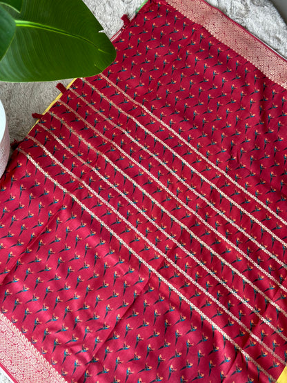 Designer jacquard silk saree for women festive wear Shahi Nazarana