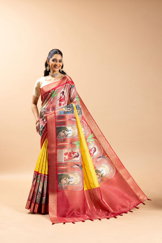 Jacquard Silk Saree for Women Shahi Nazarana Designer Saree