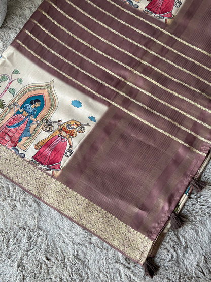 Sundar Kahani jacquard silk saree for women
