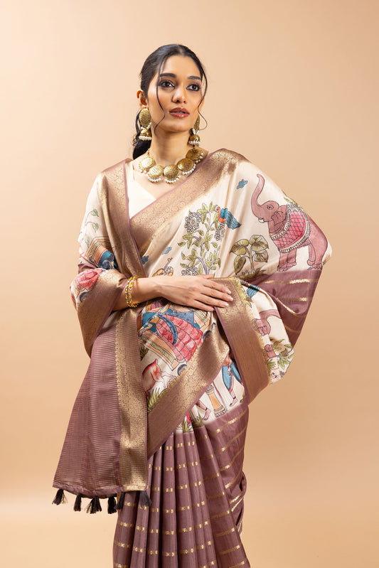 designer storytelling saree jacquard silk saree for women