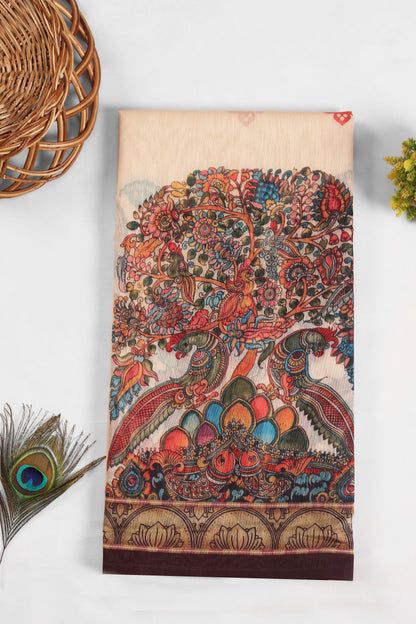 Surangana Chanderi Cotton Saree - Yuvani