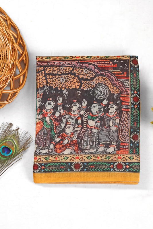 Vana Nritya Chanderi Saree - Yuvani