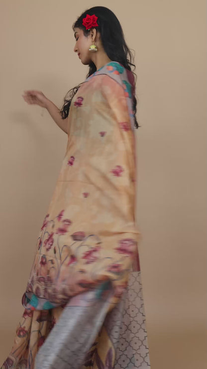 pichwai saree | Yuvani vesture